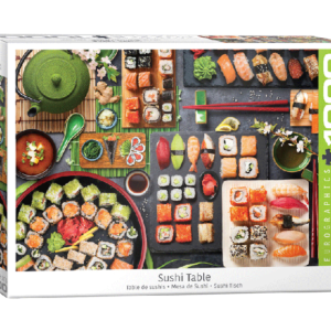 puzzle rompecabezas eurographics 1000 piezas mesa de sushi