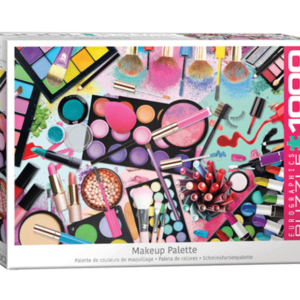 paleta de colores makeup maquillaje puzzle rompecabezas eurographics 1000 piezas