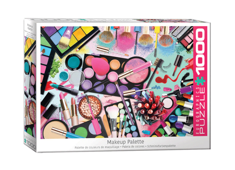Paletas De Colores (Makeup) - 1000 piezas | Puzzleshop