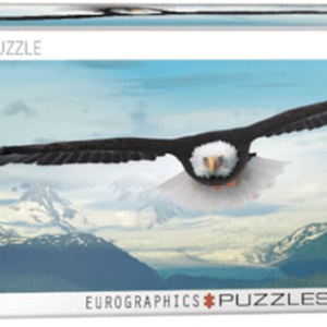águila en vuelo panorámico puzzle rompecabezas eurographics 1000 piezas
