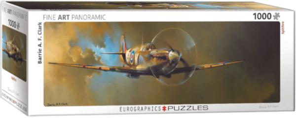 spitfire avion segunda guerra mundial panorámico puzzle rompecabezas eurographics 1000 piezas