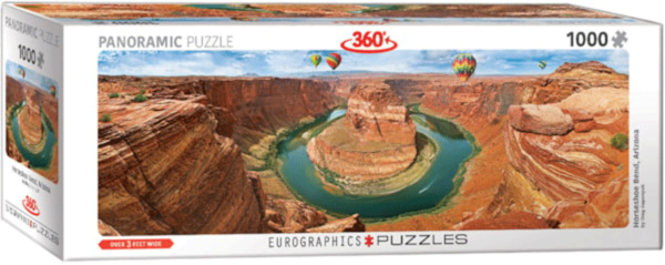 Horseshoe Bend, Arizona, Panorámico puzzle rompecabezas eurographics 1000 piezas