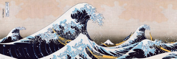 puzzle rompecabezas eurographics 1000 piezas panoramico la gran ola de kanagawa katsushika hokusai