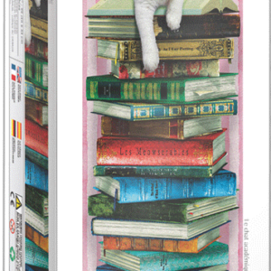 puzzle rompecabezas eurographics 1000 piezas panoramico gato academico academic cat