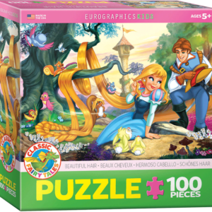 puzzle rompecabezas eurographics 100 piezas niños rapunzel