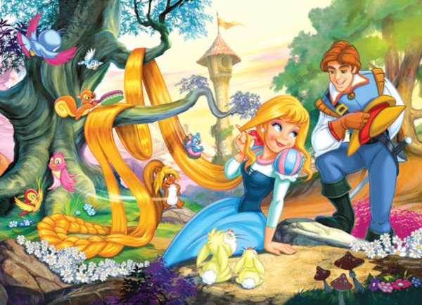 puzzle rompecabezas eurographics 100 piezas niños rapunzel