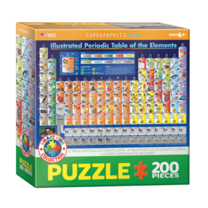 tabla periodica de los elementos niños infantil puzzle rompecabezas eurographics 100 piezas