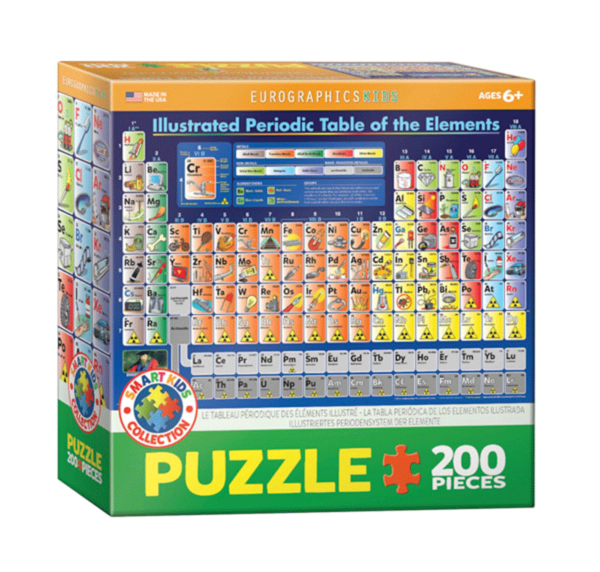 tabla periodica de los elementos niños infantil puzzle rompecabezas eurographics 100 piezas