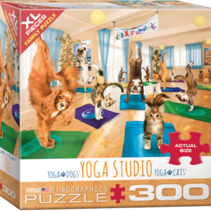 puzzle rompecabezas eurographics 300 piezas niños yoga studio adulto mayor