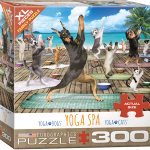 puzzle rompecabezas eurographics 300 piezas niños yoga spa adulto mayor
