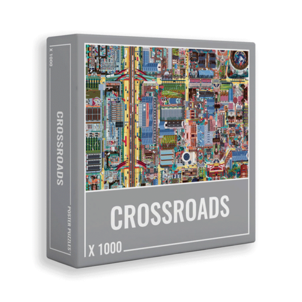 Puzzle rompecabezas 1000 piezas crossroads plano ciuidad chile chileno