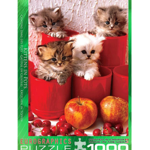 gatitos en crisoles puzzle rompecabezas eurographics 1000 piezas