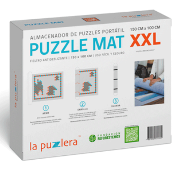 Puzzle Mat XXL | 100 x 150 cm | Almacenador De Puzzle Portátil alfombra para puzzles de hasta 4000 piezas