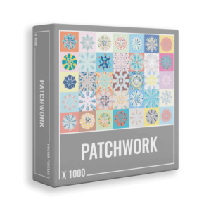 Puzzle rompecabezas 1000 piezas patchwork caleidoscopio copos de nieve cloudberries chile