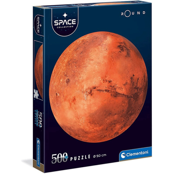 puzzle rompecabezas 500 piezas clementoni marte planeta redondo circular