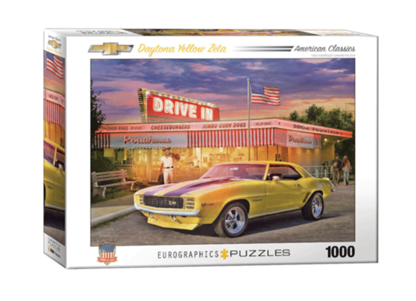 daytona yollow zeta z 28 chevrolet camaro puzzle rompecabezas eurographics 1000 piezas