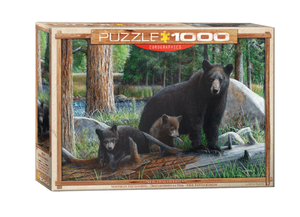 descubriendo la vida osos puzzle rompecabezas eurographics 1000 piezas