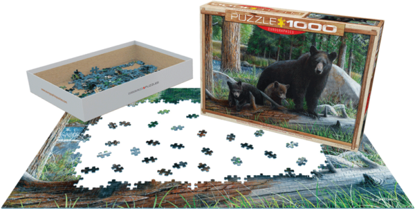 descubriendo la vida osos puzzle rompecabezas eurographics 1000 piezas