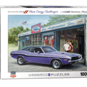 Plum Crazy Challenger (Dodge Challenger) auto puzzle rompecabezas eurographics 1000 piezas