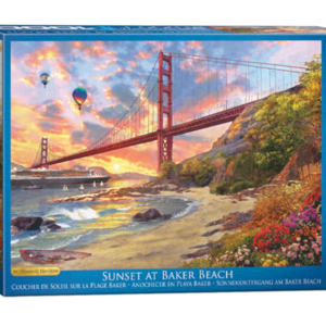 atardecer en playa baker golden gate san francisco puzzle rompecabezas eurographics 1000 piezas