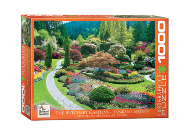 The Butchart Gardens Sunken Garden puzzle rompecabezas eurographics 1000 piezas