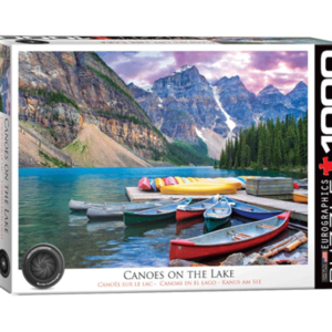 CANOAS EN EL LAGO puzzle rompecabezas eurographics 1000 piezas