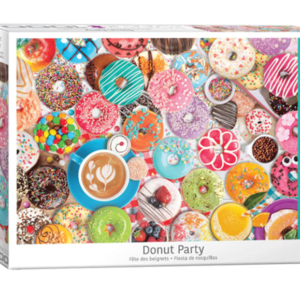 Fiesta De donuts puzzle rompecabezas eurographics 1000 piezas