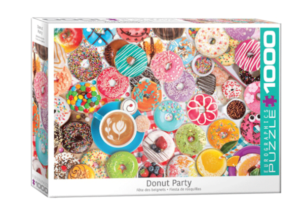 Fiesta De donuts puzzle rompecabezas eurographics 1000 piezas