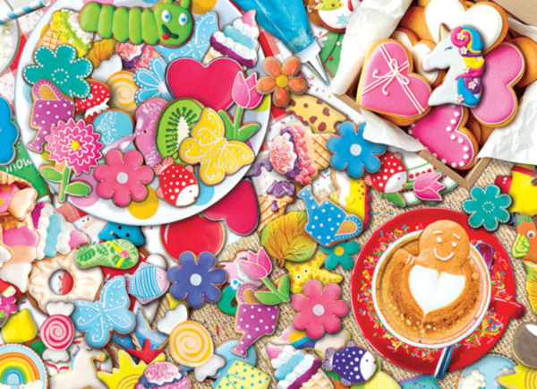 Fiesta De galletas puzzle rompecabezas eurographics 1000 piezas