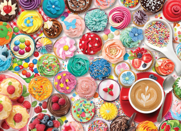 Fiesta De Cupcackes puzzle rompecabezas eurographics 1000 piezas