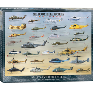 helicópteros militares puzzle rompecabezas eurographics 1000 piezas