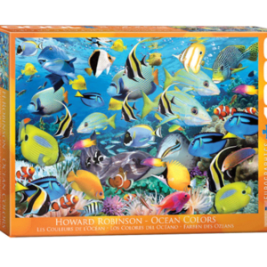 los colores del oceano peces puzzle rompecabezas eurographics 1000 piezas