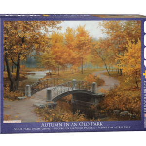 otoño en un viejo parque puzzle rompecabezas eurographics 1000 piezas