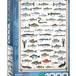 peces de agua dulce parque puzzle rompecabezas eurographics 1000 piezas