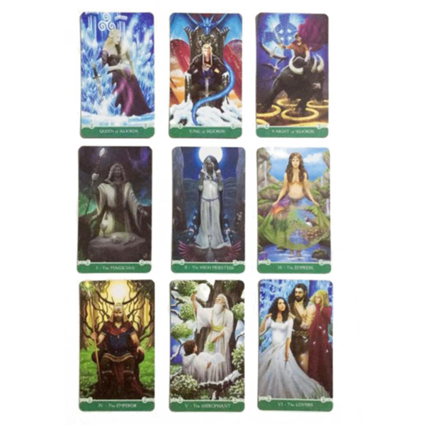 Cartas naipes tarot celtic 78 cartas arcanos mayores arcanos menores