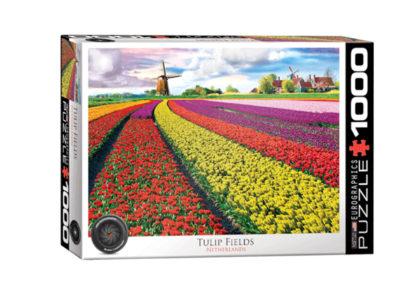 tulipanes en holanda puzzle rompecabezas eurographics 1000 piezas