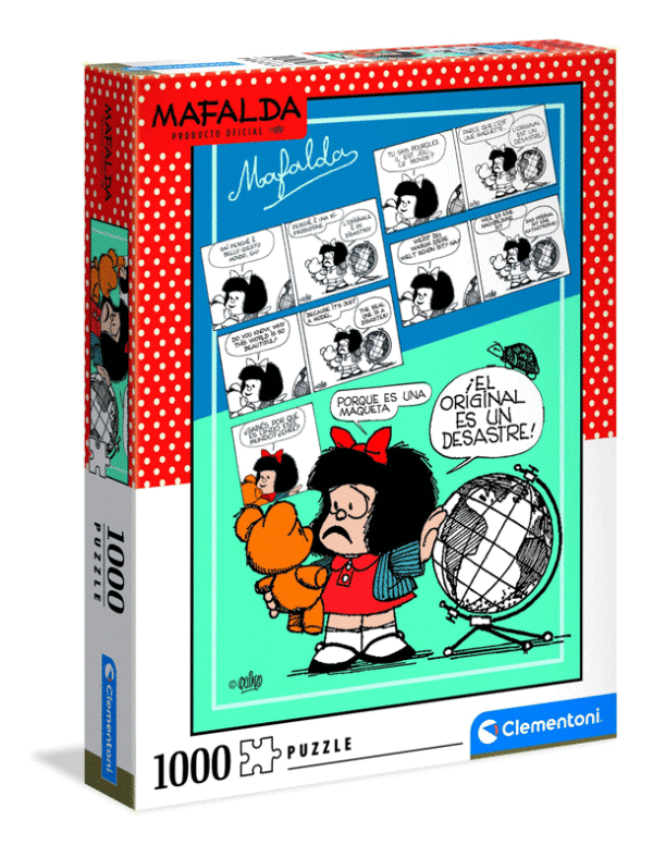 puzzle rompecabezas clementoni 1000 piezas mafalda