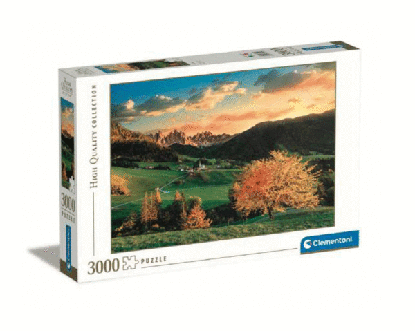 puzzle rompecabezas clementoni 3000 piezas los alpes paisaje italia