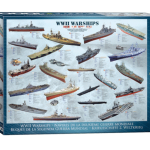 puzzle rompecabezas 1000 piezas eurographics la buques de la segunda guerra mundial