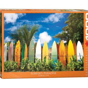 puzzle rompecabezas 1000 piezas eurographics surfers paradise hawaii tablas de surf