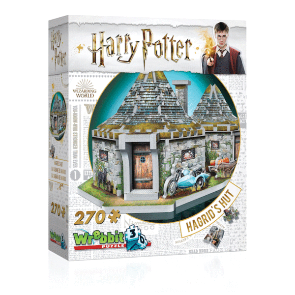 Puzzle 3d hagrid casa hut harry potter Wrebbit,