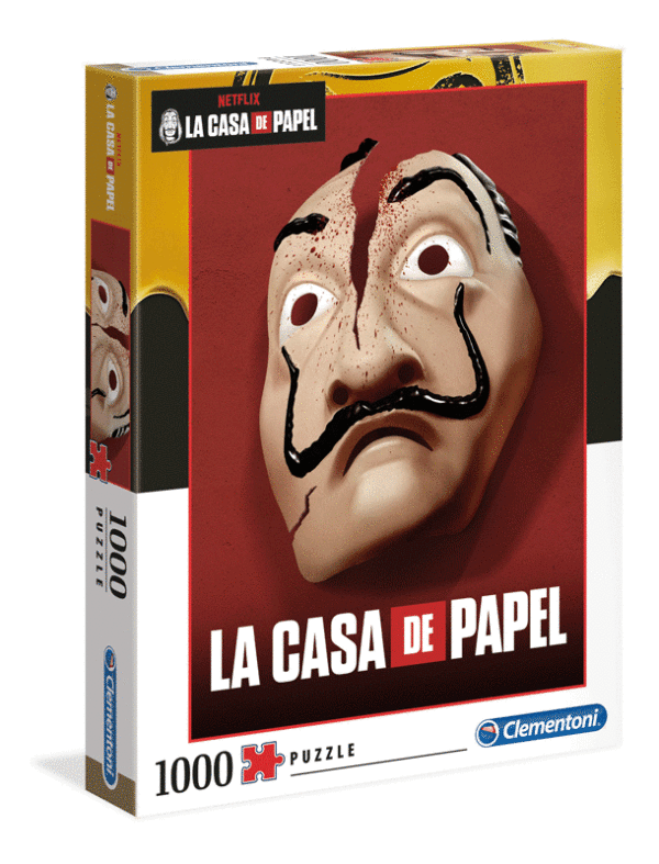 puzzle rompecabezas clementoni 1000 piezas la casa de papel netflix