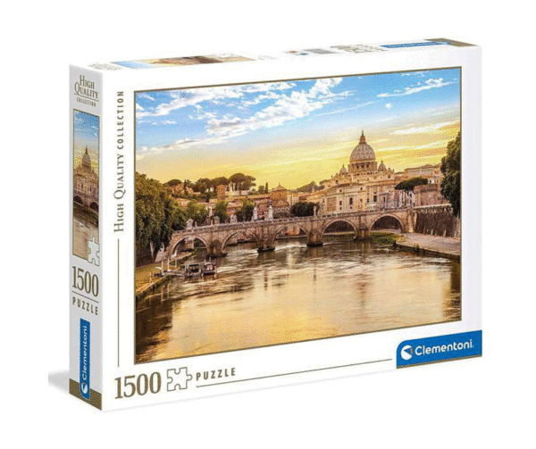 puzzle rompecabezas clementoni 1500 piezas roma italia vaticano