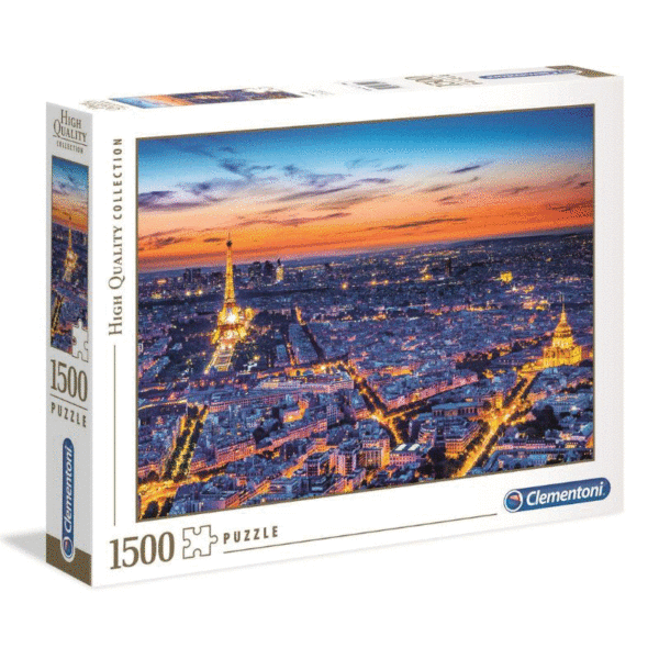 puzzle rompecabezas clementoni 1500 piezas paris francia torre eiffel