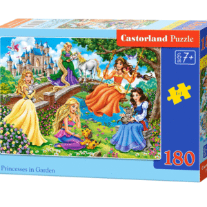 puzzle rompecabezas 180 piezas castorland princesas en jardin