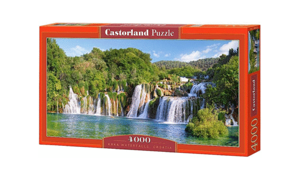 puzzle rompecabezas castorland 4000 piezas krka waterfalls croatia cascada croacia