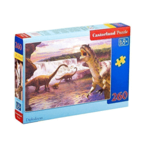 puzzle romecabezas 260 piezas dinosaurios diplodocus niños infantil