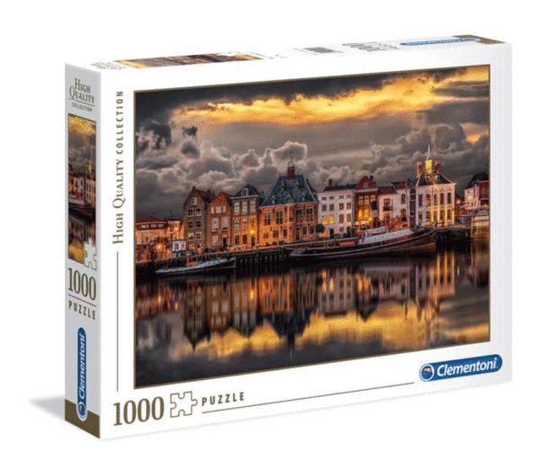 puzzle rompecabezas 1000 piezas clementoni mundo ensueño atardecer