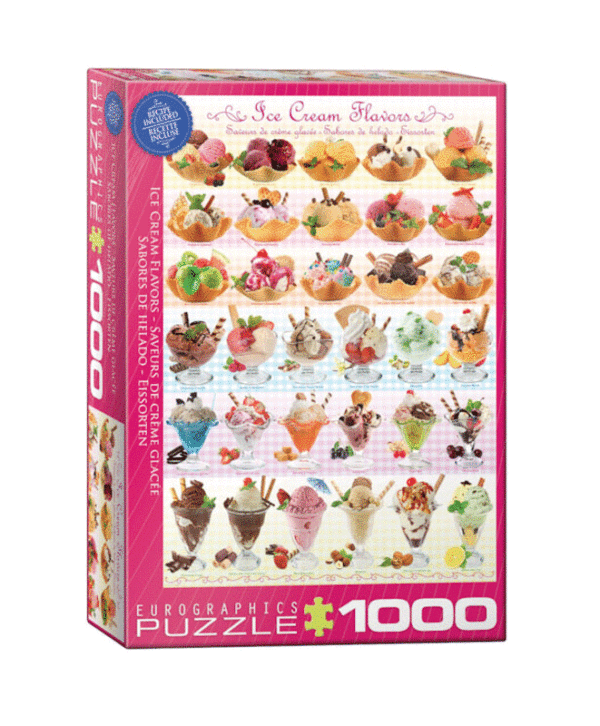 puzzle rompecabezas 1000 piezas eurographics helados