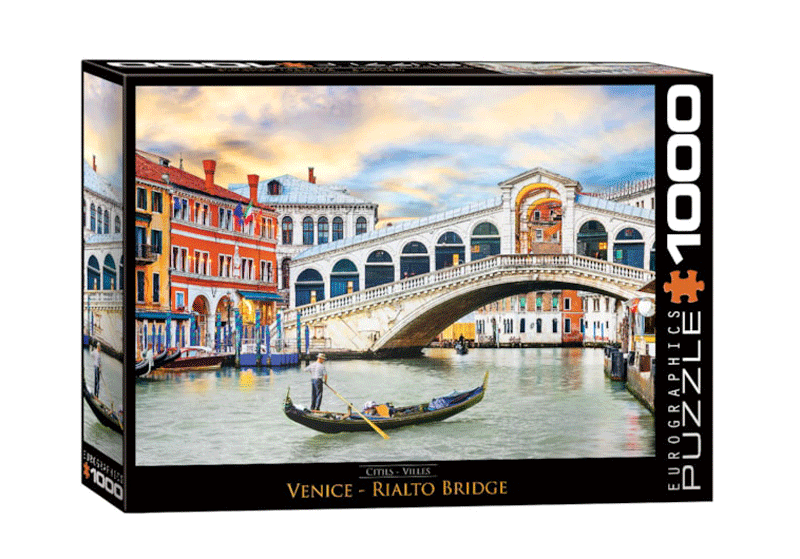 Grand Canal From Ponte Rialto Jigsaw Puzzle by Daniel Viñé Garcia